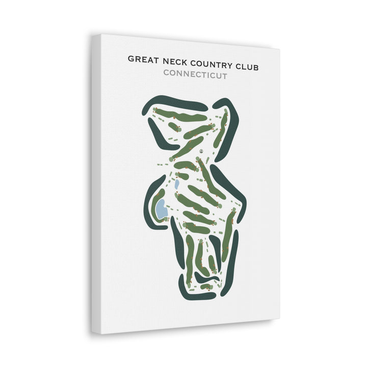 Great Neck Country Club, Connecticut - Printed Golf Courses