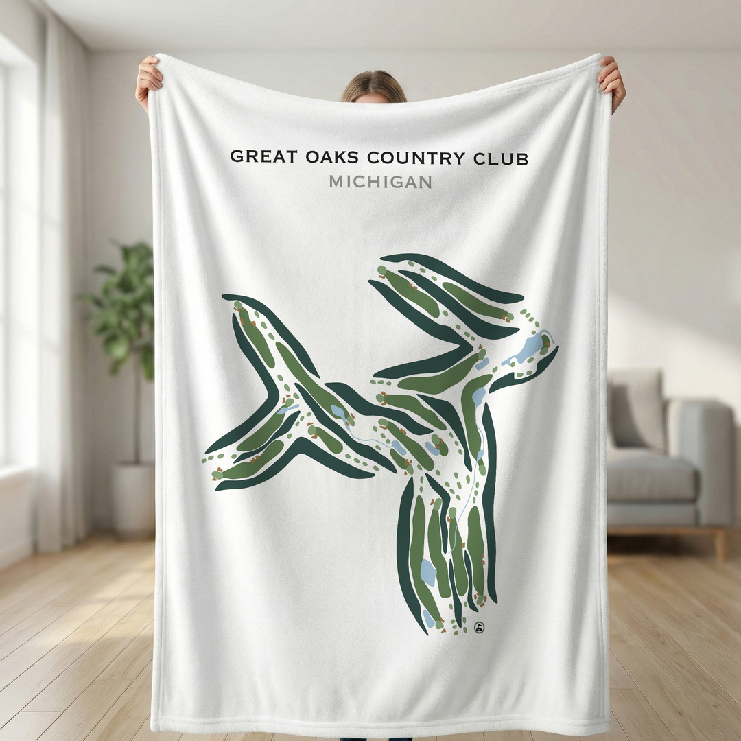 Great Oaks Country Club, Michigan - Printed Golf Courses