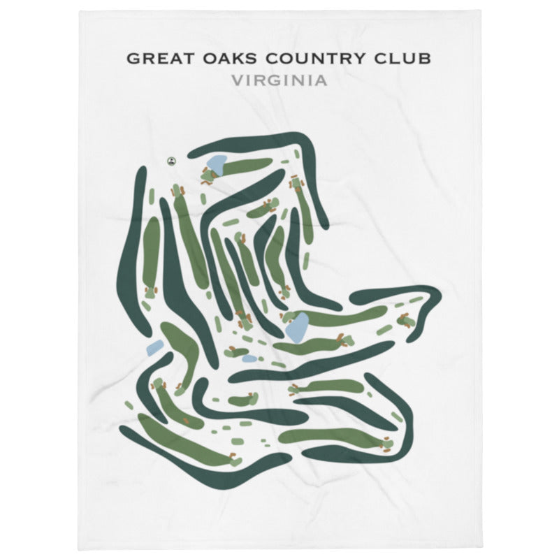 Great Oaks Country Club, Virginia - Printed Golf Course