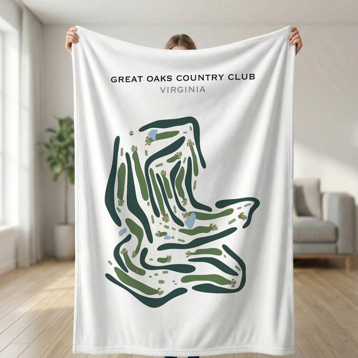 Great Oaks Country Club, Virginia - Printed Golf Course