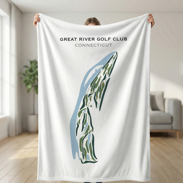 Great River Golf Club, Connecticut - Printed Golf Courses