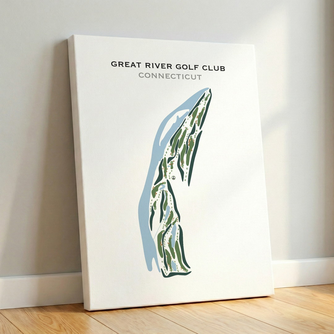 Great River Golf Club, Connecticut - Printed Golf Courses