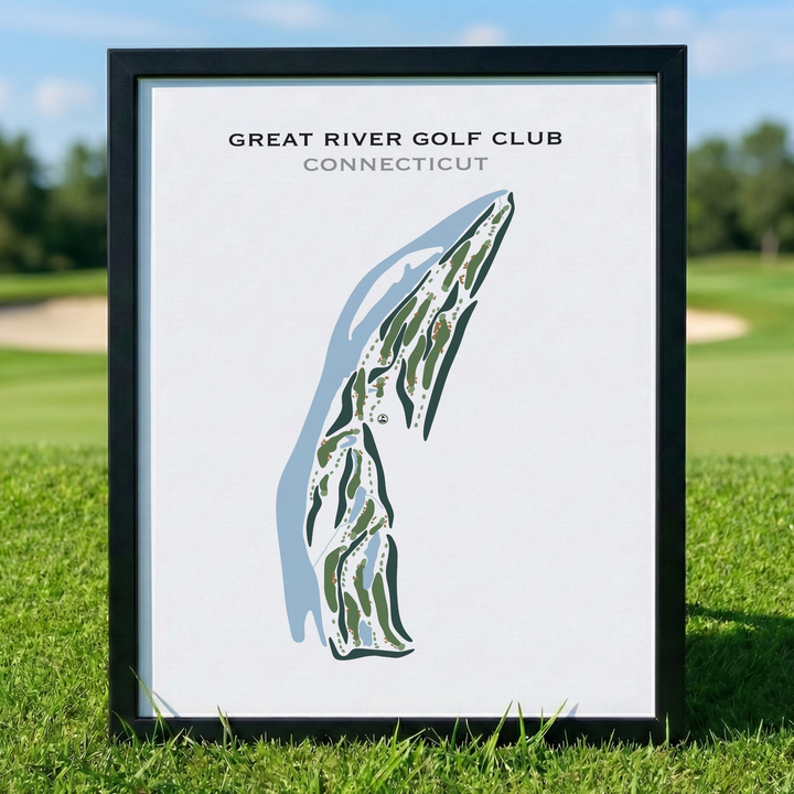 Great River Golf Club, Connecticut - Printed Golf Courses