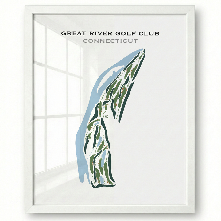 Great River Golf Club, Connecticut - Printed Golf Courses