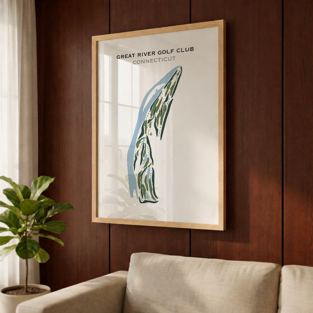 Great River Golf Club, Connecticut - Printed Golf Courses