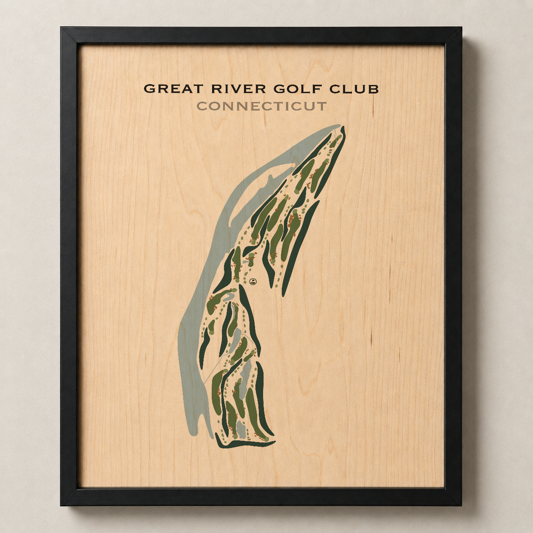 Great River Golf Club, Connecticut - Printed Golf Courses