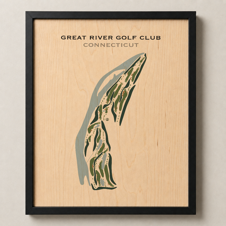 Great River Golf Club, Connecticut - Printed Golf Courses
