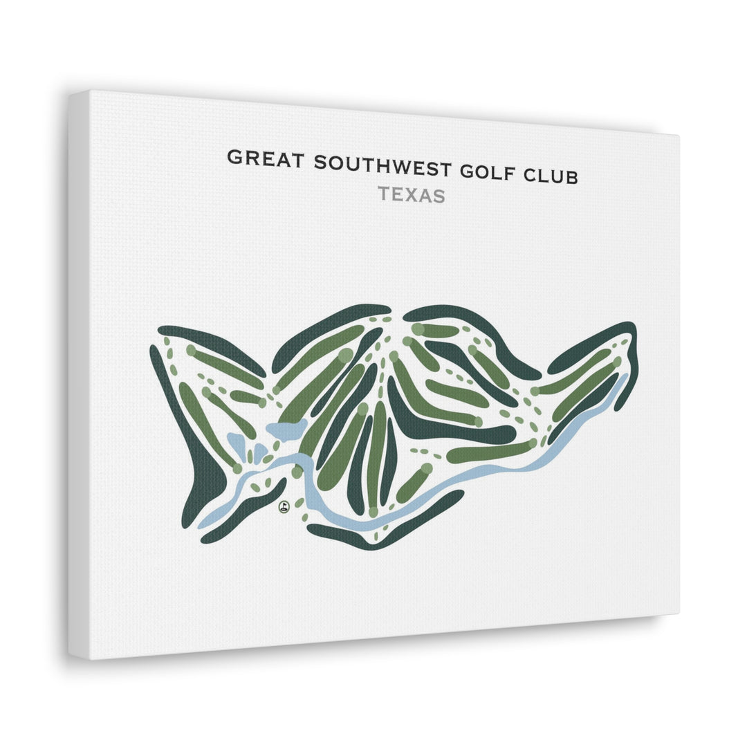 Great Southwest Golf Club, Texas - Printed Golf Course