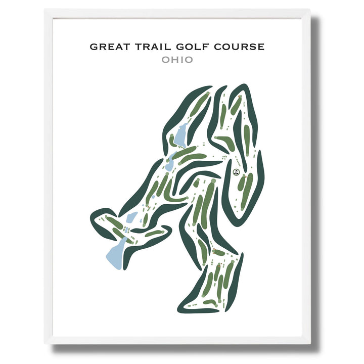 Great Trail Golf Course, Ohio - Printed Golf Courses