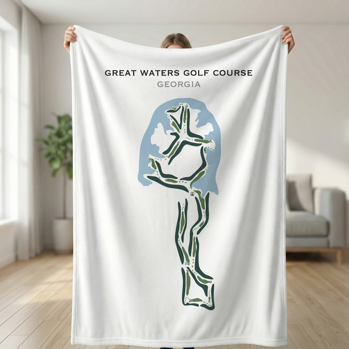 Great Waters Golf Course, Georgia - Printed Golf Courses