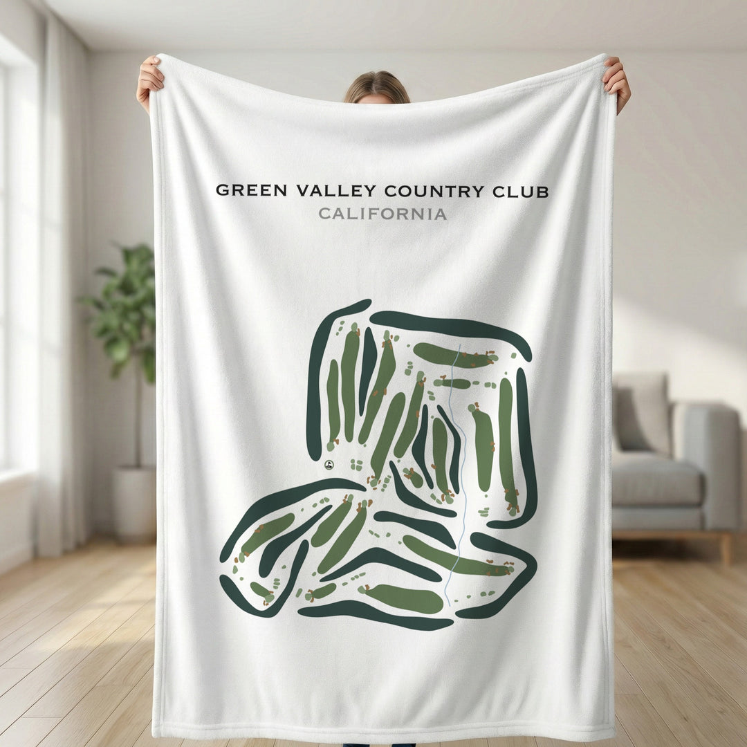Green Valley Country Club, California - Printed Golf Courses
