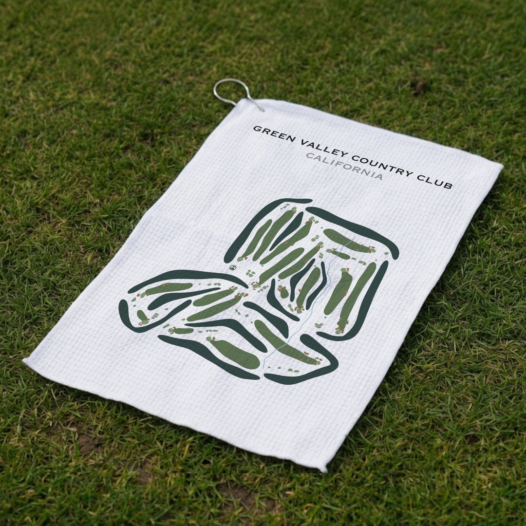 Green Valley Country Club, California - Printed Golf Courses