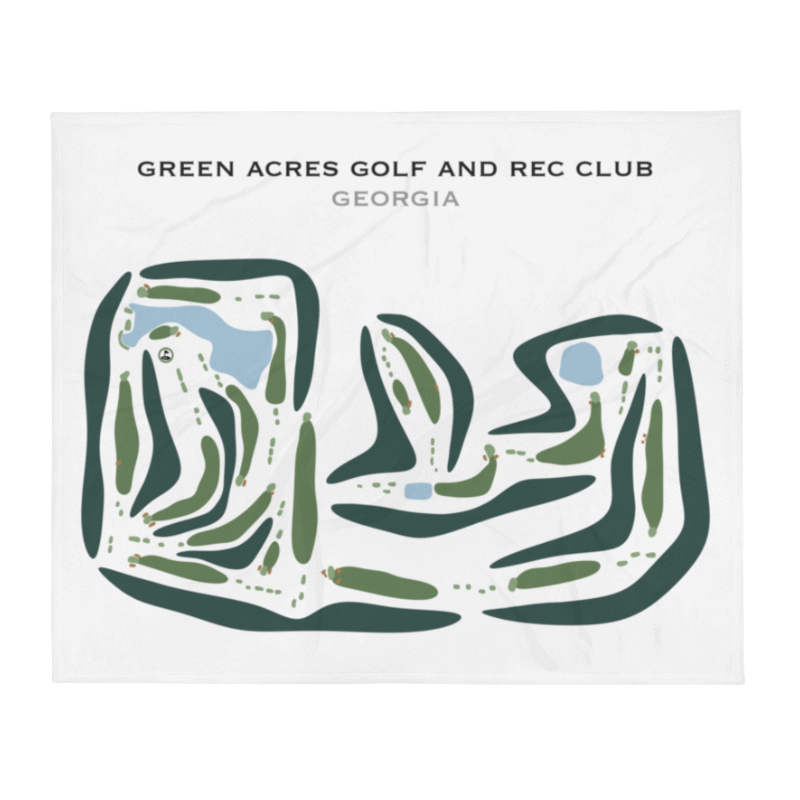 Green Acres Golf & Rec Club, Georgia - Printed Golf Courses