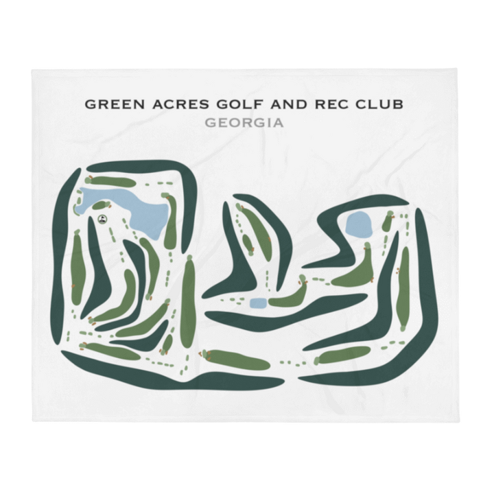 Green Acres Golf & Rec Club, Georgia - Printed Golf Courses