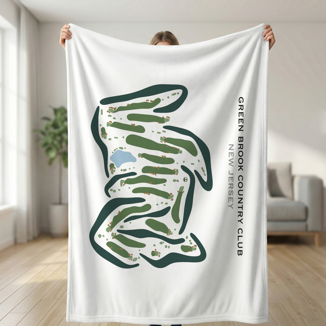 Green Brook Country Club, New Jersey - Printed Golf Courses