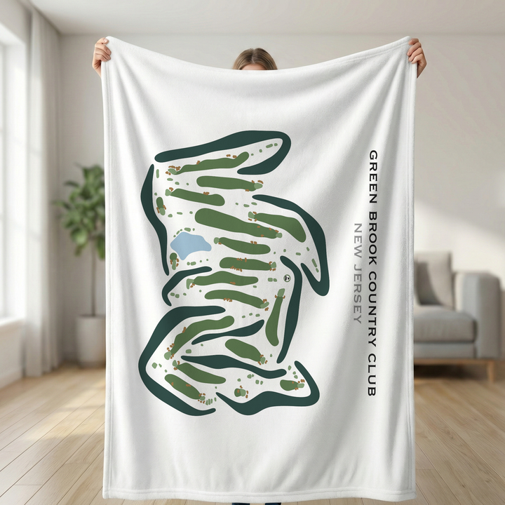 Green Brook Country Club, New Jersey - Printed Golf Courses