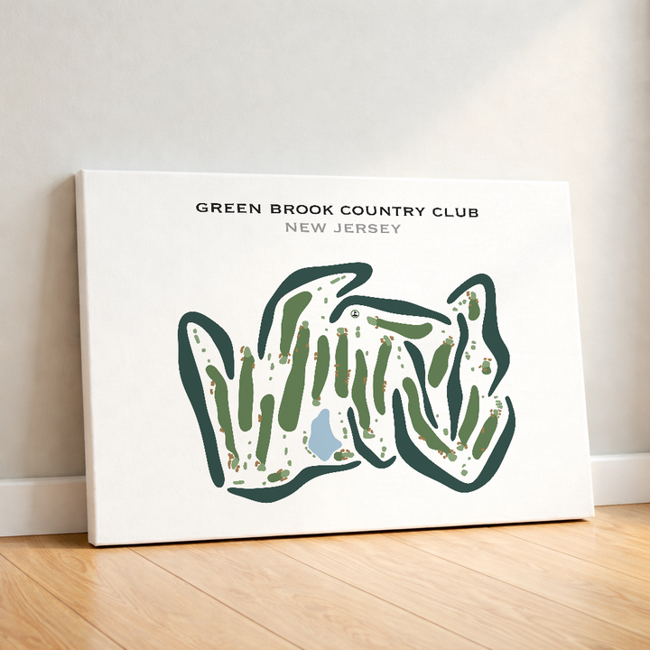 Green Brook Country Club, New Jersey - Printed Golf Courses