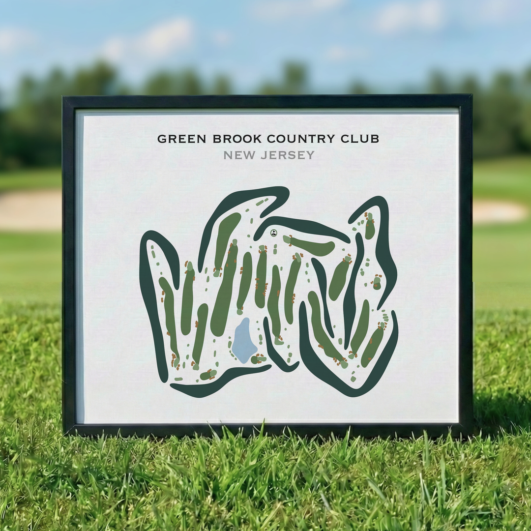 Green Brook Country Club, New Jersey - Printed Golf Courses