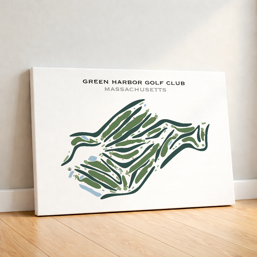 Green Harbor Golf Club, Massachusetts - Printed Golf Courses