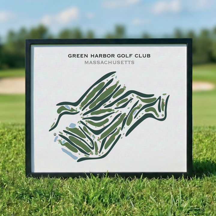 Green Harbor Golf Club, Massachusetts - Printed Golf Courses