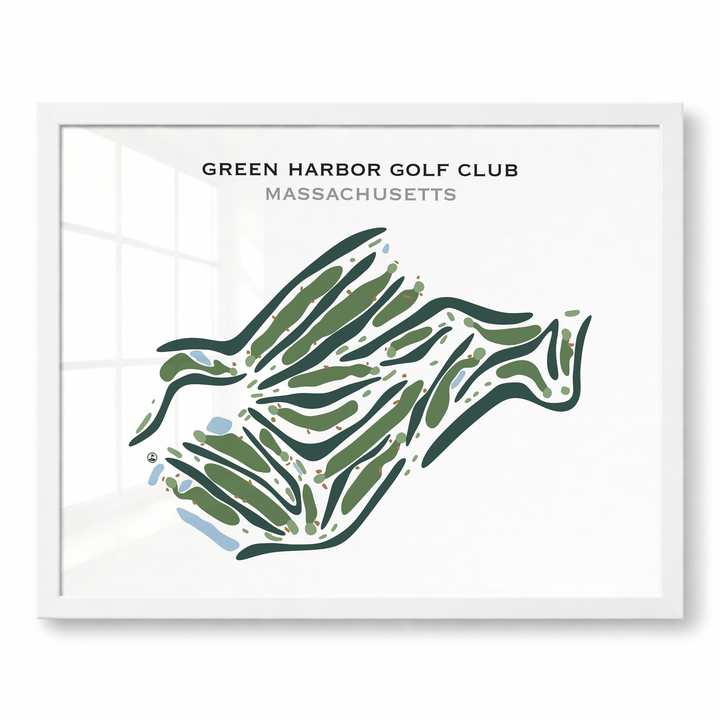 Green Harbor Golf Club, Massachusetts - Printed Golf Courses