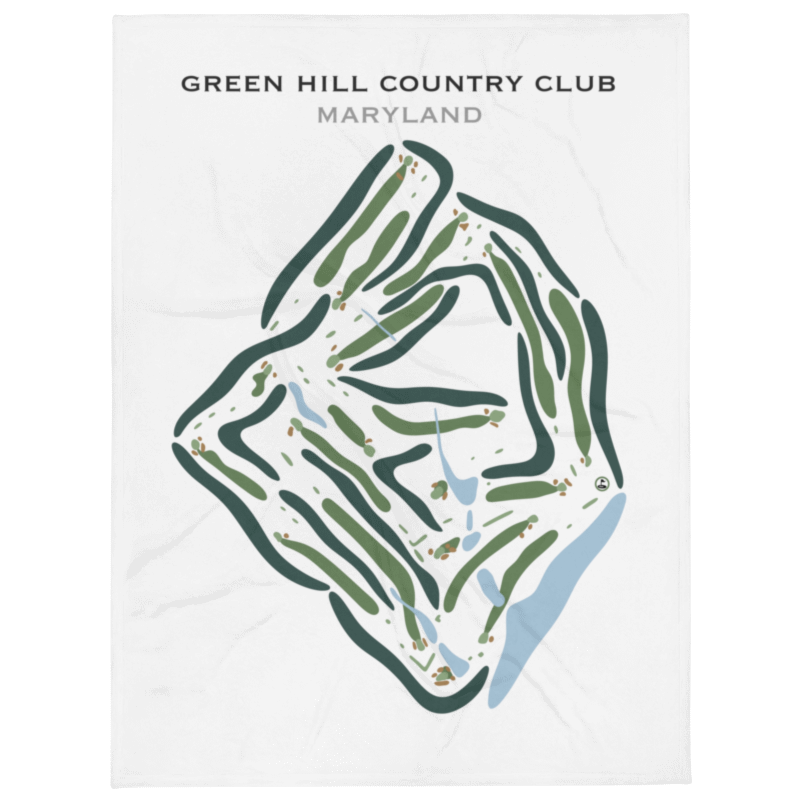 Green Hill Country Club, Maryland - Printed Golf Courses