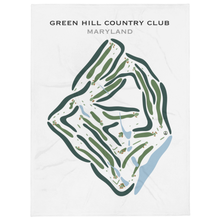 Green Hill Country Club, Maryland - Printed Golf Courses