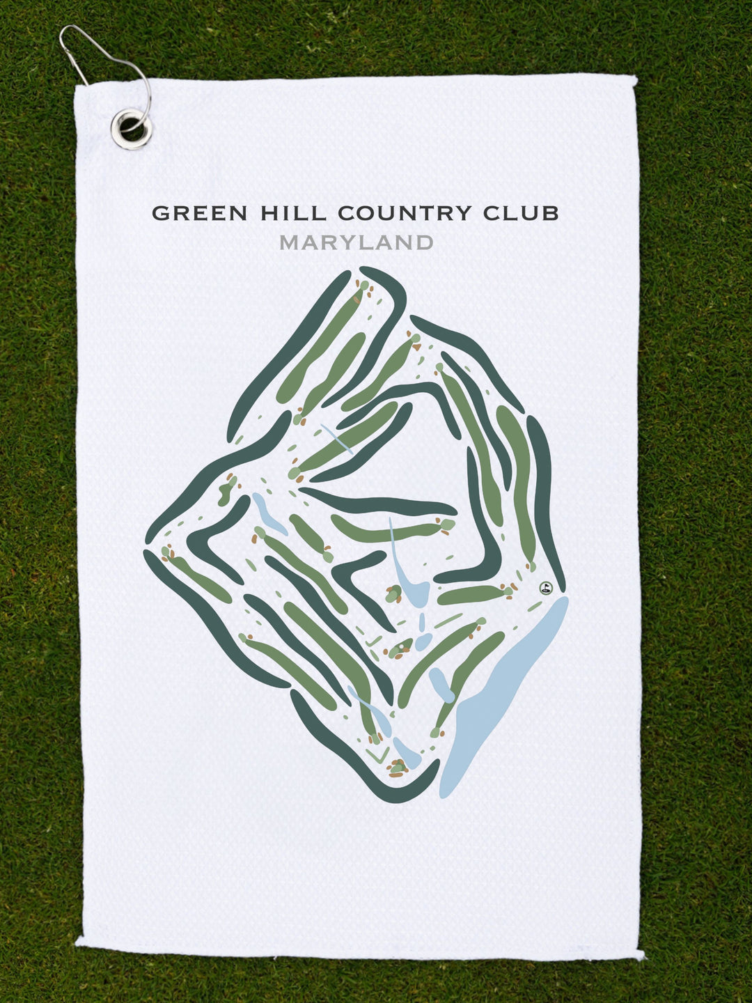 Green Hill Country Club, Maryland - Printed Golf Courses