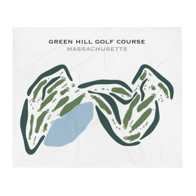 Green Hill Golf Course, Massachusetts - Printed Golf Courses