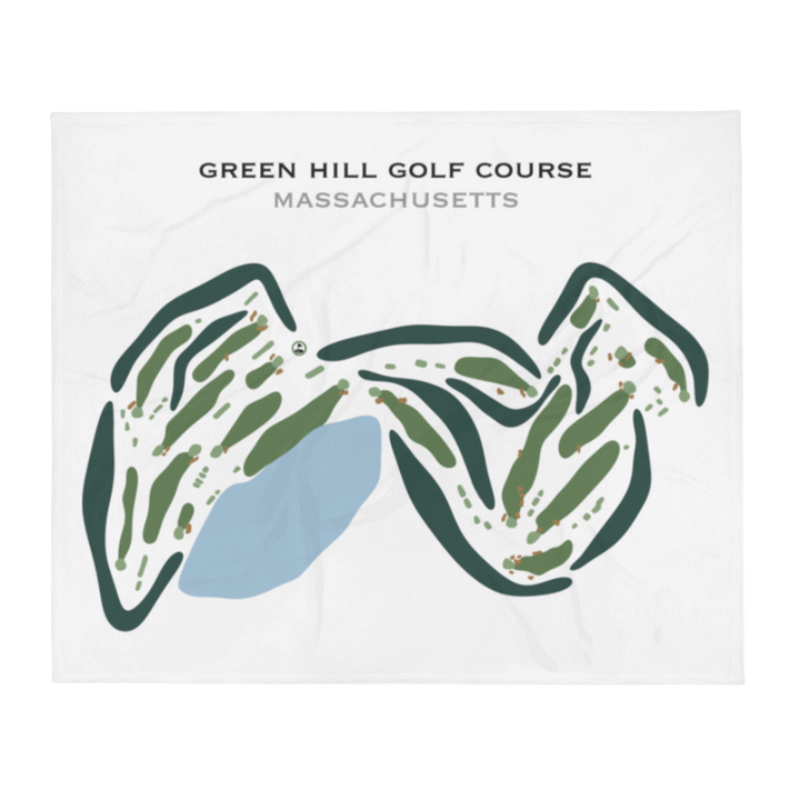 Green Hill Golf Course, Massachusetts - Printed Golf Courses