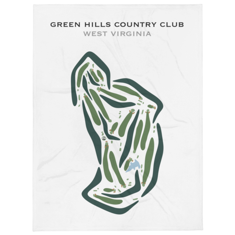 Green Hills Country Club, West Virginia - Printed Golf Courses