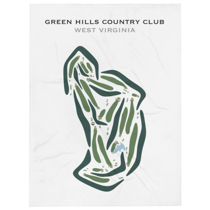 Green Hills Country Club, West Virginia - Printed Golf Courses