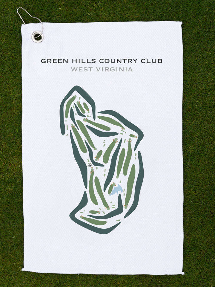 Green Hills Country Club, West Virginia - Printed Golf Courses