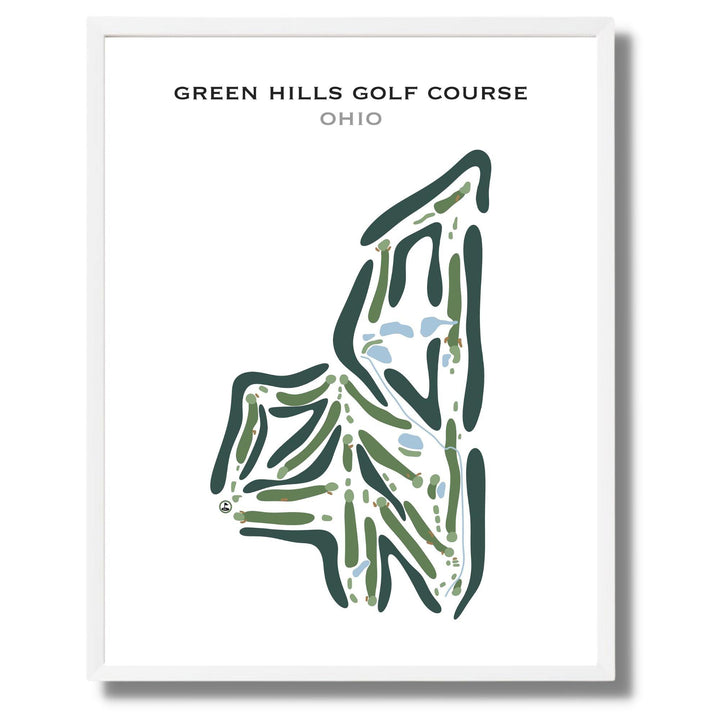 Green Hills Golf Course, Ohio - Golf Course Prints
