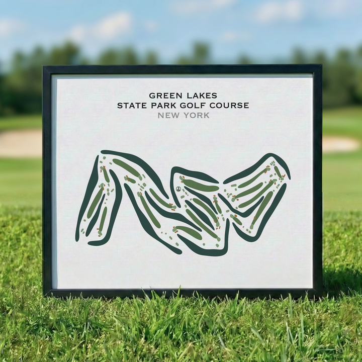 Green Lakes State Park, New York - Printed Golf Courses