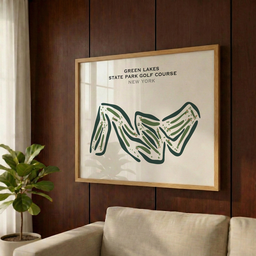 Green Lakes State Park, New York - Printed Golf Courses
