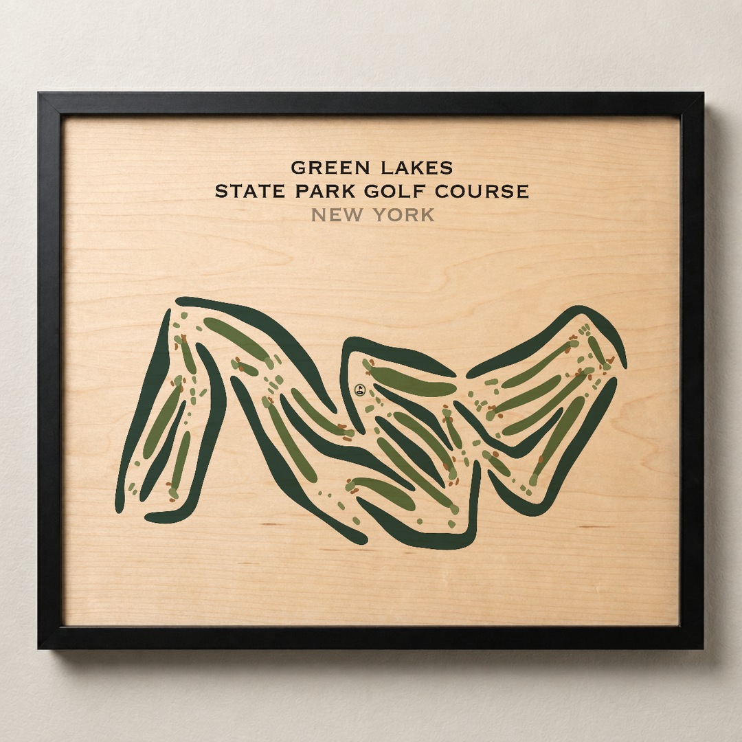 Green Lakes State Park, New York - Printed Golf Courses