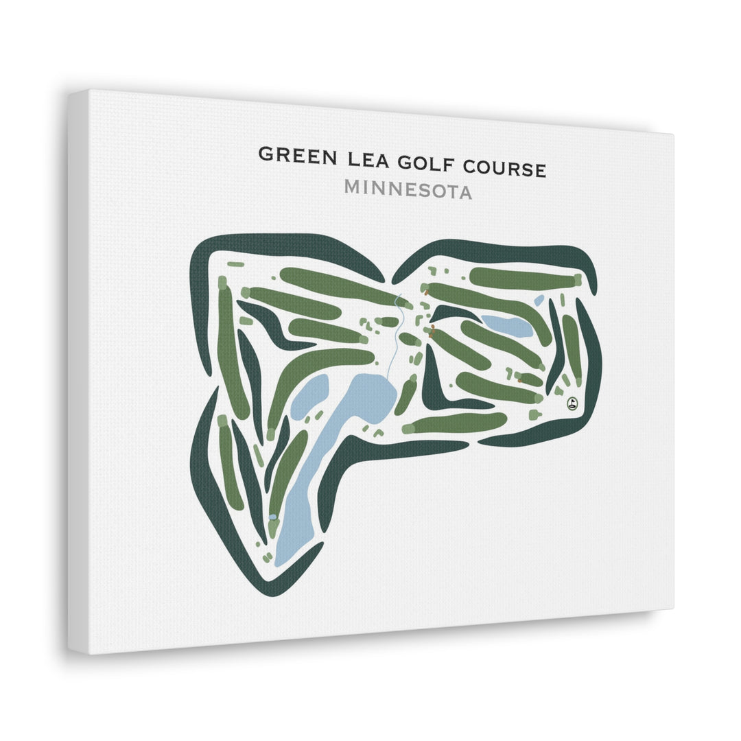 Green Lea Golf Course, Minnesota - Printed Golf Courses