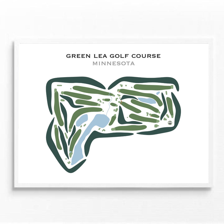 Green Lea Golf Course, Minnesota - Printed Golf Courses