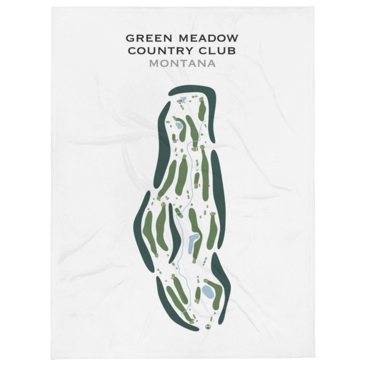 Green Meadow Country Club, Montana - Printed Golf Course