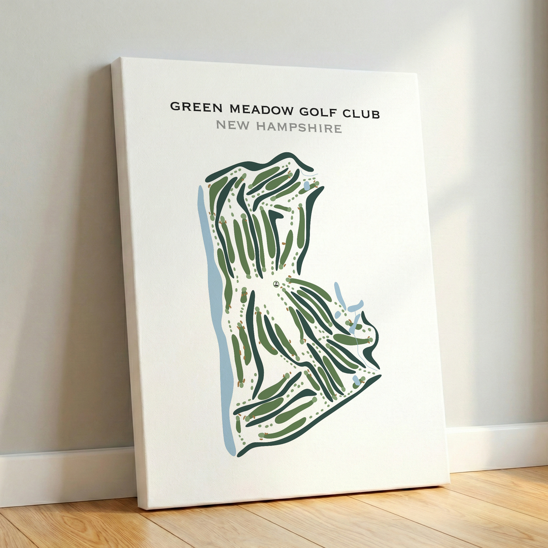 Green Meadow Golf Club, New Hampshire - Printed Golf Courses
