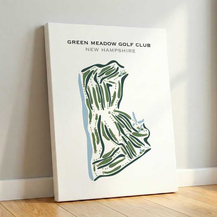 Green Meadow Golf Club, New Hampshire - Printed Golf Courses