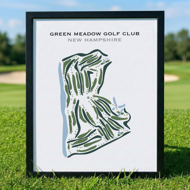 Green Meadow Golf Club, New Hampshire - Printed Golf Courses