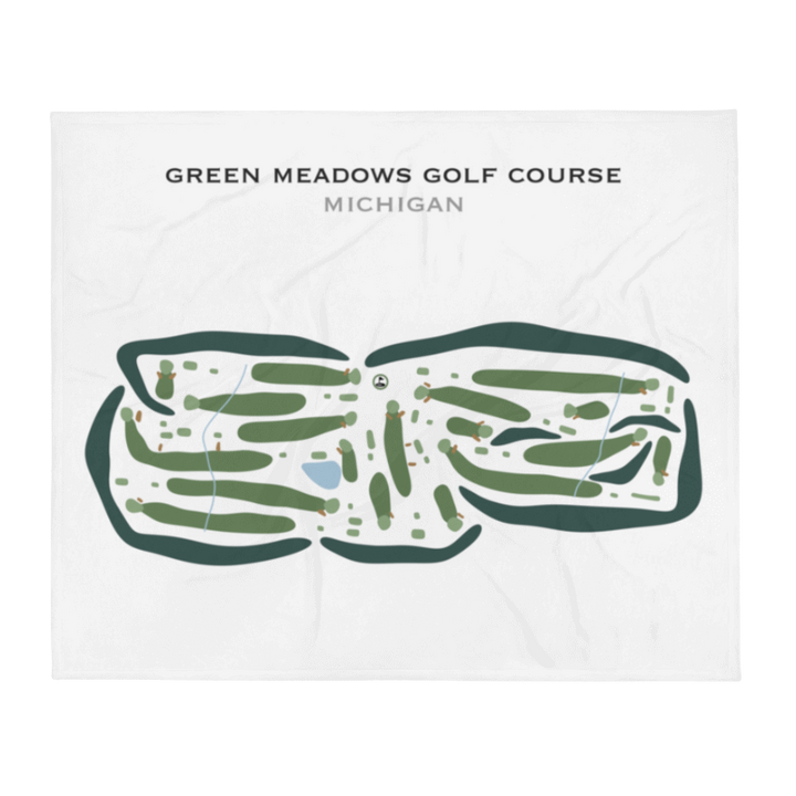 Green Meadows Golf Course, Michigan - Printed Golf Courses