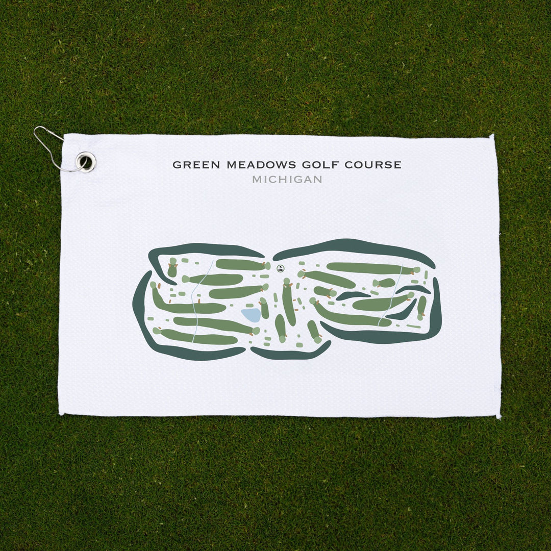 Green Meadows Golf Course, Michigan - Printed Golf Courses