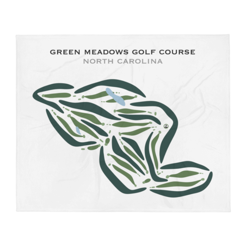 Green Meadows Golf Course, North Carolina - Printed Golf Courses