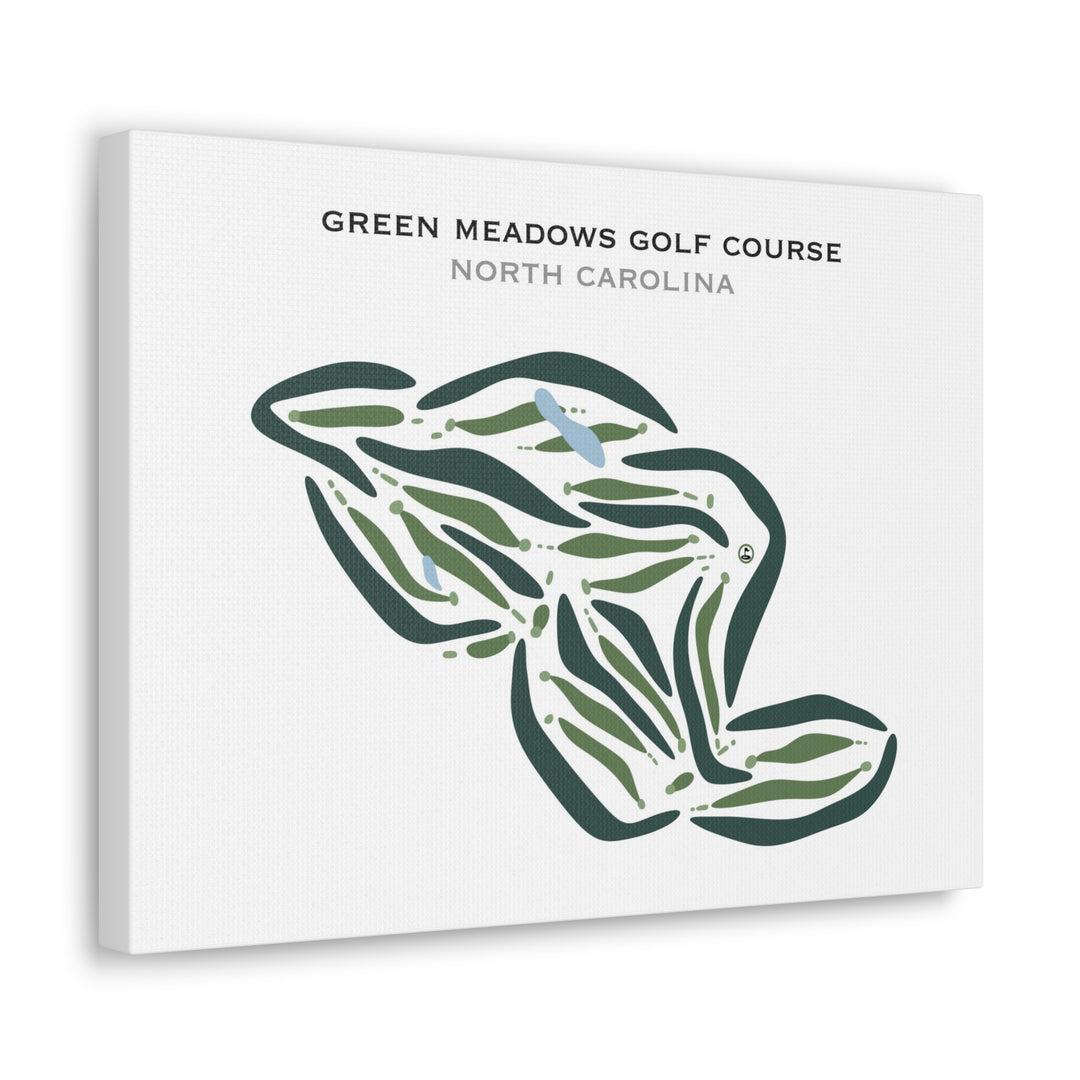 Green Meadows Golf Course, North Carolina - Printed Golf Courses