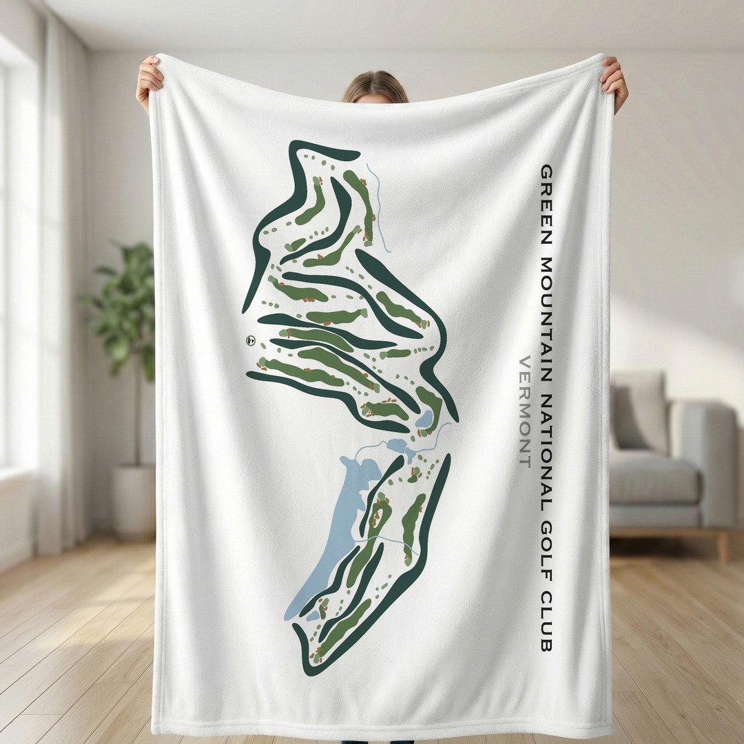 Green Mountain National Golf Club, Vermont - Printed Golf Courses