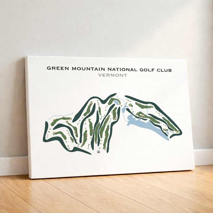 Green Mountain National Golf Club, Vermont - Printed Golf Courses