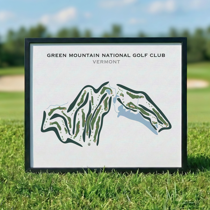 Green Mountain National Golf Club, Vermont - Printed Golf Courses